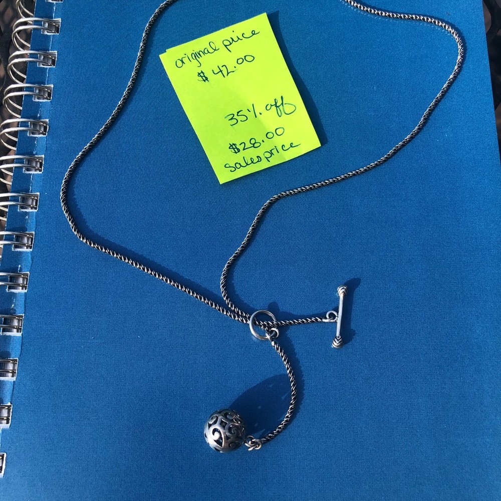 Silver silpada necklace